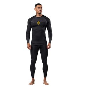 Haut de compression durable à manches longues pour hommes, idéal pour l'entraînement MMA, la salle de sport et le fitness - Product Image 6