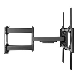 Support mural TV/moniteur robuste ICA PLB 189B noir à mouvement complet VESA 900 x 600 pour murs jusqu'à 120 kg (Crochets et rails) - Product Image 5