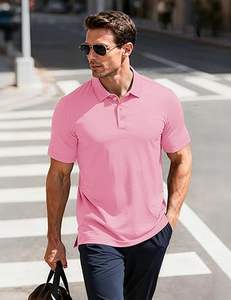Camisetas Polo para Hombre de Talla Grande, Venta al por Mayor OEM, Camisetas Polo Clásicas para Hombre, 100% Algodón, Impresión de Logotipo Personalizado, Camisetas Lisas sin Estampado - Product Image 4