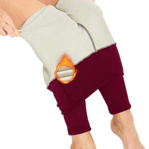 Women's Thick Soft Fleece Lined <b>Leggings</b> High Waisted Black Thermal Warm Velvet Pants Casual Style for Adults in Cold Winter - Product Image 3