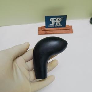 Canne de marche ergonomique moderne en corne de buffle naturelle, durable et écologique, avec poignée droite et élégante, idéale comme pièce de rechange. - Product Image 3