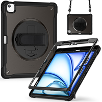 Étui robuste pour iPad Air 6 6e génération, étui de protection antichoc pour tablette iPad Air 13 pouces M2 2024
