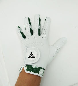 Nouveauté 2025 Gants de golf unisexes en cuir Cabretta Haute qualité Antidérapant Bracelet de poignet réglable Logo personnalisé OEM Peau de mouton - Product Image 1