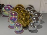 Boule miroir gonflable dorée pour événements promotionnels, décorations de photomaton, gonflables publicitaires