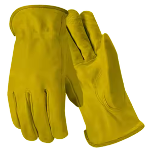 Venta al por mayor de cuero de grano de cabra guantes de conductor precio competitivo SEGURIDAD INDUSTRIAL guantes de construcción resistente a la abrasión - Product Image 6