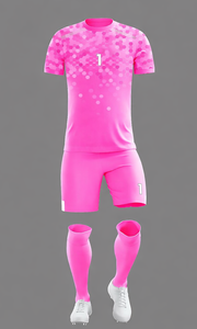 Conjunto de Camiseta y Pantalones Cortos de Fútbol Americano de Primera Calidad para Mujer Captens LLC MR-048 para Entrenamiento, Fitness y Partidos - Product Image 2