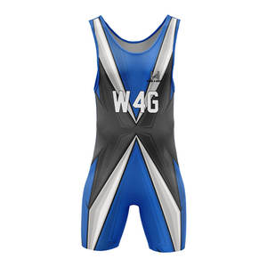 ชุดกีฬาซับลิเมชั่นพิมพ์โลโก้เอง ชุดยกน้ำหนักเด็กและผู้ใหญ่ ชุดมวยปล้ำเด็กและผู้ใหญ่ คุณภาพสูง - Product Image 5