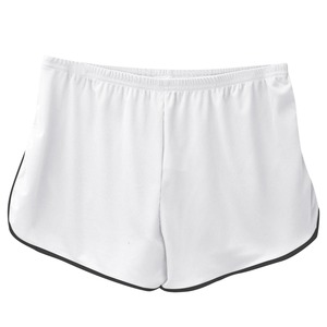 Pantalones cortos de botín para mujer, pantalones cortos de entrenamiento transpirables de secado rápido de cintura alta con logotipo personalizado, telas de moda, comodidad - Product Image 2