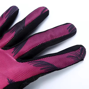 Gants de course à vélo unisexes de haute qualité à doigts entiers Protection UV Impression de logo personnalisée Fonction écran tactile Fabriqués en spandex pour hommes - Product Image 5