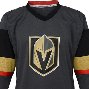 เสื้อฮอกกี้น้ำแข็งสำหรับผู้ชาย ระบายอากาศได้ดี สวมใส่สบาย ผลิตตามสั่ง OEM พร้อมพิมพ์ชื่อทีมแบบดิจิทัล โดย Flyingkick Enterprises น้ำหนัก 220 กรัม - Product Image 3