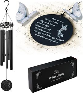 กระดิ่งลมที่ระลึกสำหรับการสูญเสียคนที่คุณรักคอลเลกชันของขวัญดีไซน์ร่วมสมัยของขวัญแบรนด์ของขวัญเห็นอกเห็นใจสำหรับพ่อแม่และสมาชิกในครอบครัว - Product Image 4