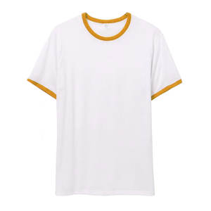 Vente en gros T-shirt d'été décontracté à manches courtes avec logo personnalisé pour hommes avec sérigraphie 100% coton coupe ample écologique - Product Image 3