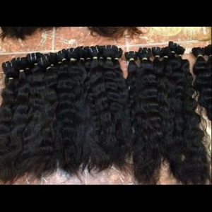 Vente en gros d'extensions de cheveux vierges indiens bruts à cuticules alignées faisceaux de Remy brésiliens boucles Afro avant en dentelle vague profonde lâche naturelle - Product Image 4