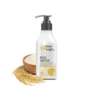 Champú de agua de arroz a base de hierbas para control de caída de cabello OEM ODM Cuidado del cabello Etiqueta privada Fórmula de marca personalizada - Product Image 1