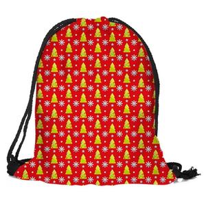 Saco navideño de muselina de algodón con cordón, para regalo, precio económico - Product Image 3