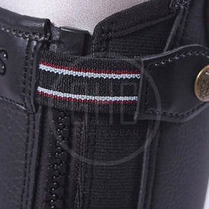 Équipement d'équitation demi-chaps de haute qualité en cuir de vache en cuir véritable Style occidental confortable personnalisable pour hommes - Product Image 5