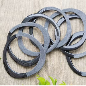 Gran oferta, brazalete de ágata con cuerno de búfalo para mujer, brazalete nuevo de alta calidad con técnica pulida de estilo Animal - Product Image 1