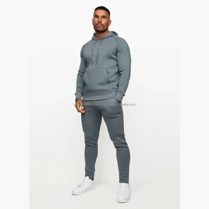Wholesale <b>Wool</b> Hoodie Set Winter Fleece Tracksuit Jogging Sweatsuits Men Flare Sweatsuits tracksuit for man, 100% cotton - Product Image 2