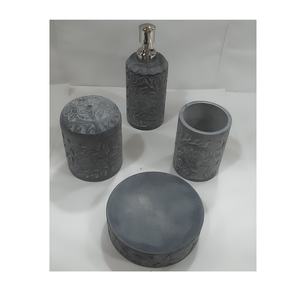 Dispensador de jabón de mármol de piedra de lujo, bomba de loción de jabón de manos recargable, accesorio de cocina de baño moderno elegante - Product Image 6