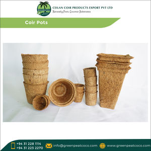 กระถางไฟเบอร์มะพร้าวทำจากน้ำยาง100% ธรรมชาติสำหรับปลูกดอกไม้ - Product Image 6