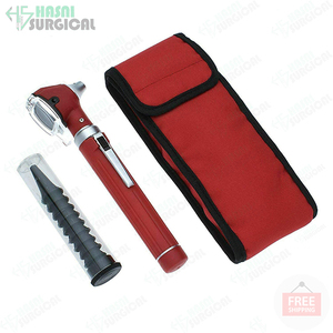 Mini otoscopio de oreja ENT de diagnóstico médico LED profesional, otoscopio de examen de oreja de fibra óptica de bolsillo portátil - Product Image 5