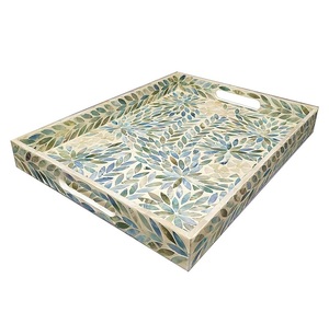 ถาด MOP เต็มถาดเสิร์ฟแม่มุกระดับพรีเมียมพร้อมถาดฝังกระดูกของโรงแรมและร้านอาหาร Mop - Product Image 6