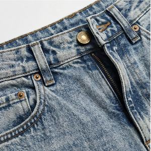 Pantalons en jean déchirés pour femmes de haute qualité, style à devant plat, plusieurs couleurs, meilleure tendance de l'industrie, pièce fraîche, bas de vêtements tendance - Product Image 4