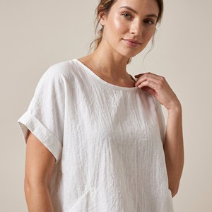 T-shirt à sequins à manches courtes, 100 % viscose, taille unique (tailles 36-44) - Product Image 3