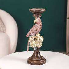 SCI Display Wood Candle Stand for Wedding <b>Parties</b> Tabletop <b>Tea</b> Light with Scented Vessels for Christmas <b>Decorations</b> - Product Image 4