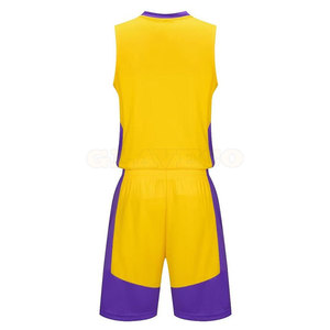 Nouveauté Meilleure qualité Uniformes de basket-ball professionnels respirants 100% polyester Personnalisables Unisexe Adulte - Product Image 2