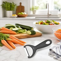 Grijze Y-vormige aardappelmes van roestvrij staal met draaibare mes, zwaar gebruik, keukengereedschap voor restaurantvoorbereiding, groothandel, bulk