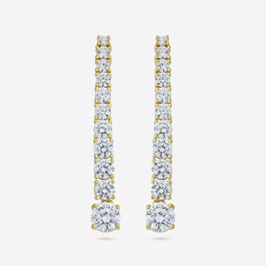 92.5 <b>Silver</b> <b>Drop</b> <b>Earrings</b> with Turquoise and Zircon Geometric Pattern Trendy Style for Wedding Party or Gift - Product Image 1