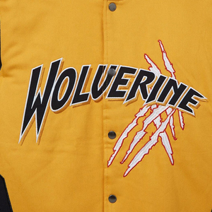 แจ็กเก็ตแข่งรถแบบย้อนยุคสำหรับผู้ชายผู้หญิงหนัง PU อเมริกันอุตสาหกรรมหนักงานปักแฟชั่นแนวสตรีทแบบลำลอง - Product Image 4