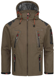 Musthave Polyester High Quality Softshell Zipper Hooded Jacket Men Indemand Outwear <b>Water</b> & Windproof Jacket With Custom Logo - Product Image 6