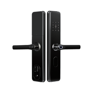 Cerradura Inteligente para Puerta P02 Tuya de Alta Calidad con Huella Dactilar Biométrica, Contraseña Electrónica y Manija para Puerta de Madera - Product Image 2