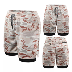 High Street nouveau Design hommes Fitness entraînement Shorts respirant séchage rapide coupe-vent imperméable taille élastique grande taille haute - Product Image 2