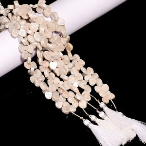 Cuentas de corazón de piedra lunar de cuarzo recubierto, cuentas de piedras preciosas lisas de piedra lunar recubiertas de cuarzo para la fabricación de joyas - Product Image 6