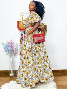 Conjunto de falda con estampado africano para mujer, ropa tradicional - Product Image 2