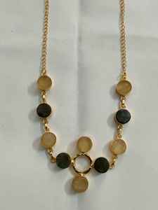 Nouvelle tendance multicolore collier en pierre naturelle fait à la main mode bijoux en laiton pour les femmes plaqué or en gros bijoux personnalisés - Product Image 2