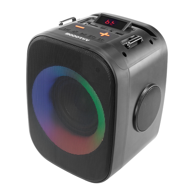 Portable Party Speaker with Built-in Lights Bluetooth Speaker with Stereo Sound Wireless Speaker