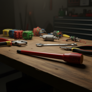 Hazet 3/8'' TORX Profile Screwdriver <b>Socket</b> Long Square Design with 1000V Protective Insulation - Product Image 3