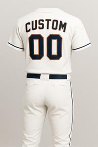 Conjunto de Camiseta y Pantalón de Béisbol Personalizados de Alta Calidad, Último Diseño, Transpirables, Cuello en V, Impresión por Sublimación, MOQ de 20 Conjuntos - Product Image 2