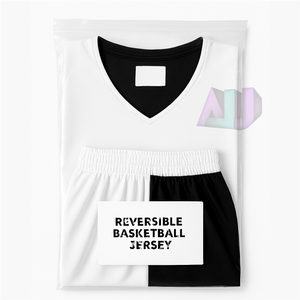 Uniforme de basket-ball réversible personnalisé pour hommes, grande taille, antibactérien, séchage rapide, 100% polyester, vêtements de sport respirants pour les équipes - Product Image 5