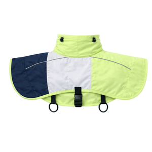 เสื้อกันฝนสุนัขสีขาวลิ้มขาว พร้อมฮู้ด กันน้ำ น้ำหนักเบา กันลม สำหรับสุนัขขนาดกลางถึงใหญ่ - Product Image 5