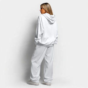 Conjunto Deportivo Holgado de Invierno para Mujer, Estilo Urbano, con Sudadera con Capucha y Pantalones Deportivos - Product Image 2