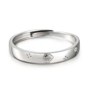 Jeulia One Love for the Little Prince, bracelet ajustable en argent sterling pour homme avec zircon - Product Image 1