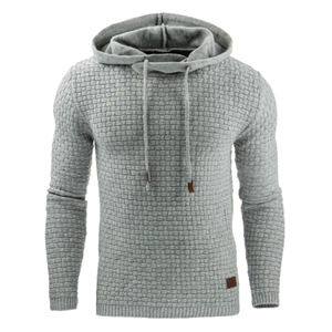 Nouveau Simple à manches longues sweats à capuche hommes mince Plaid sweat à capuche homme sweat manteau décontracté quotidien Fitness pull vêtements de sport S-4Xl - Product Image 5