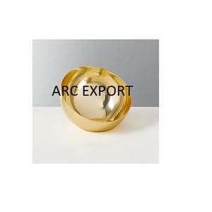 Design moderne Table polie dorée décorative standard Grand bol de nourriture fantaisie Articles de fête de mariage Bol de service alimentaire en Inde - Product Image 4