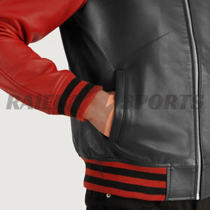 Hot Sale Custom Wool Silk <b>Leather</b> Varsity Jackets College Baseball Jacket for Men Premium Quality Bomber <b>Coat</b> Trending Fashion - Product Image 2