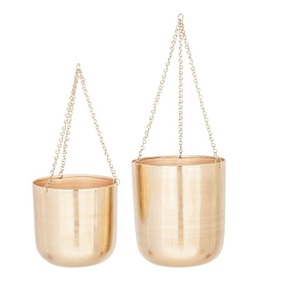 Jardinière suspendue décorative en métal Jardinière en métal Design unique Jardinière en métal Pots de fleurs au meilleur prix. - Product Image 2